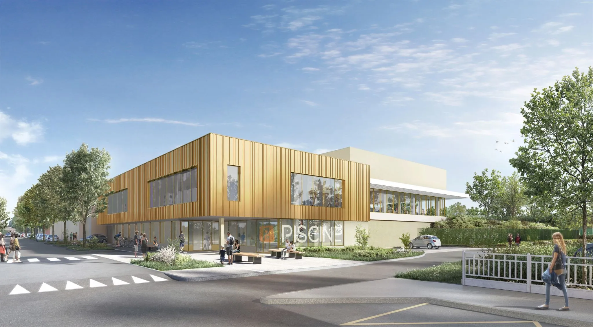 Construction du centre aquatique SAINT-SYMPHORIEN-D'OZON