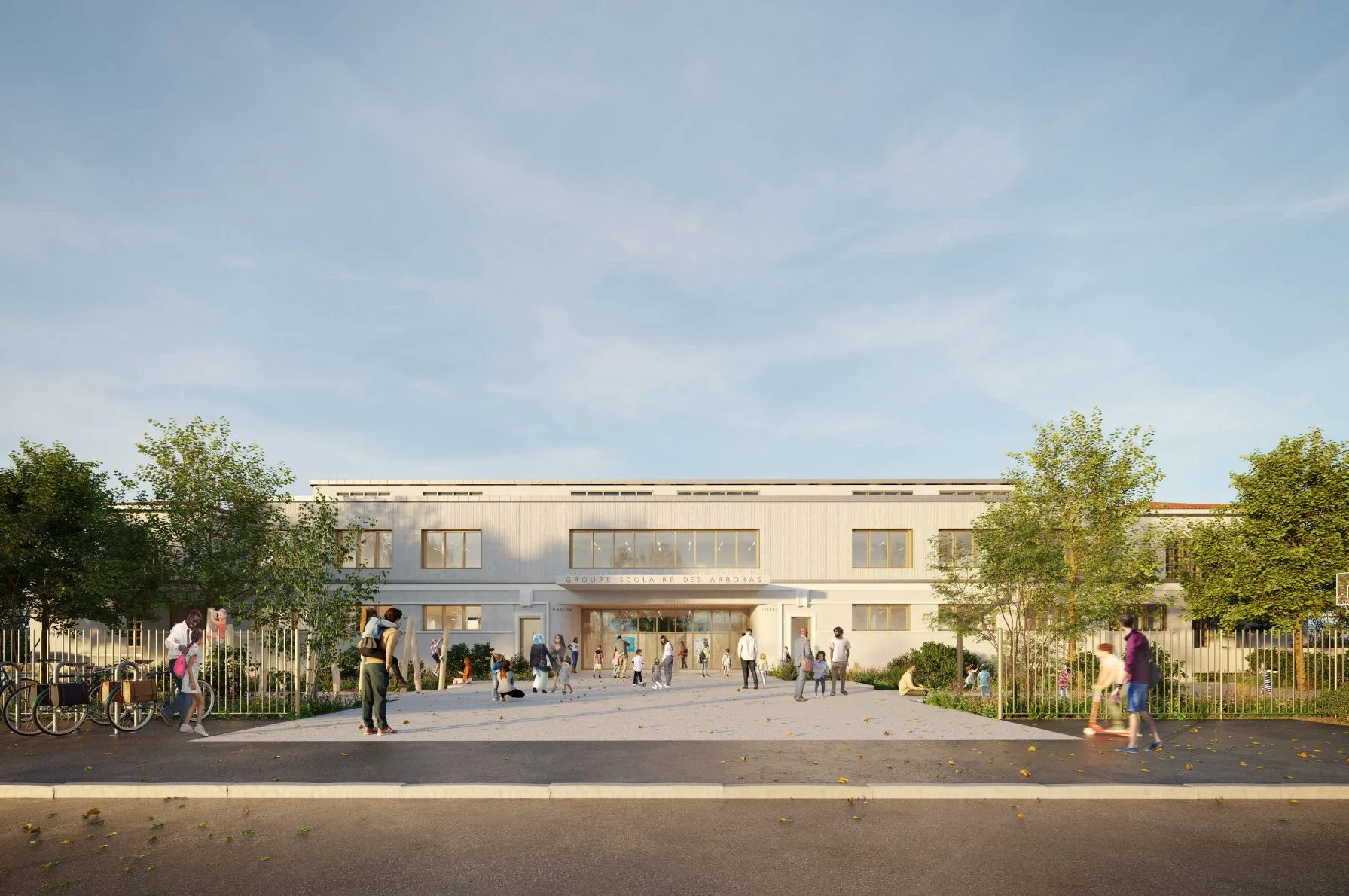 Groupe-scolaire-Pasteur-Grigny_Perspective